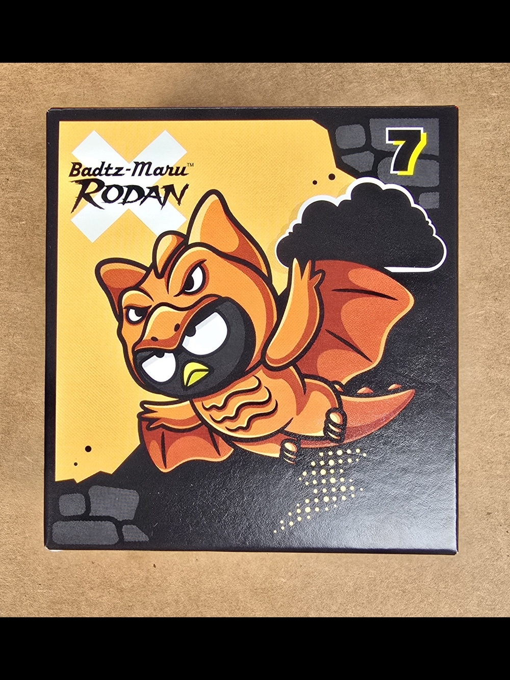 Hello Kitty Badtz-Maru Rodan Orange Graphic Game Box Art